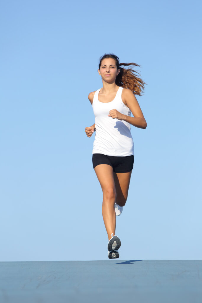 eleve woman running